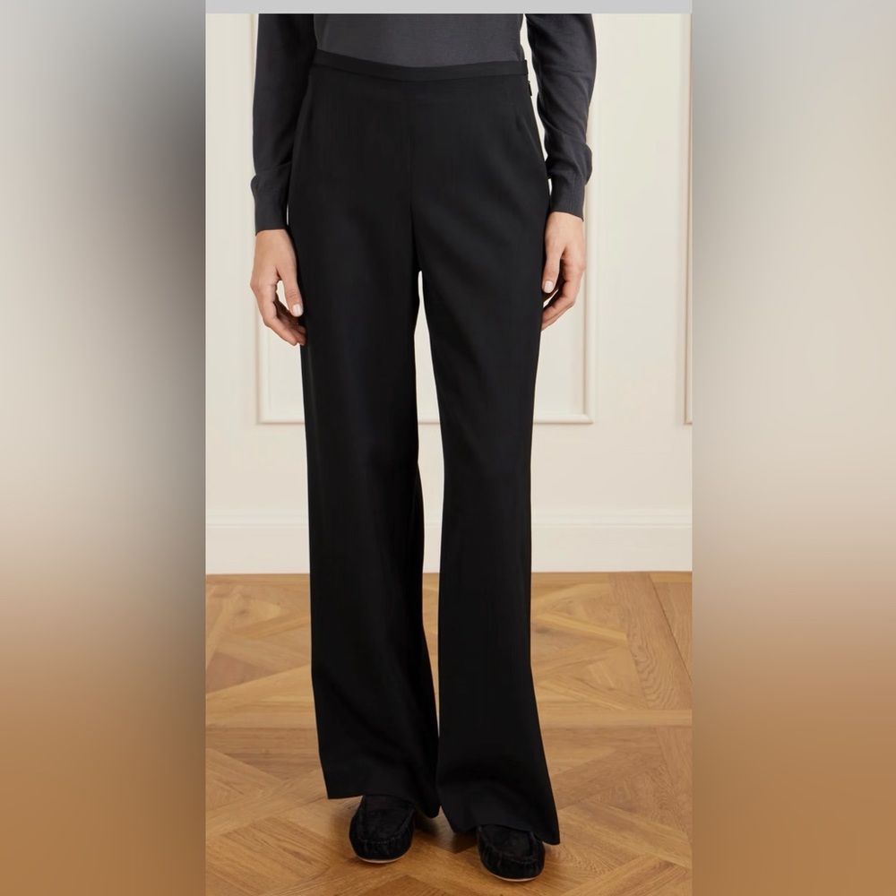 The Row Black Wide Leg Pants